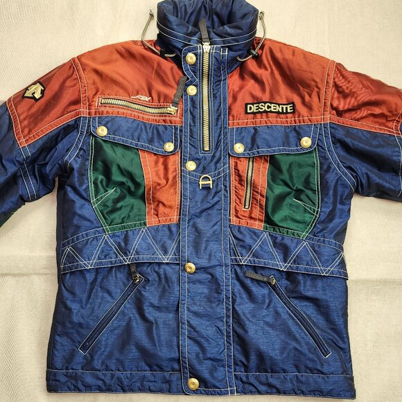 Vintage Decente Ski Canada Orca Whale Jacket Coat (M) - Picture 6 of 10